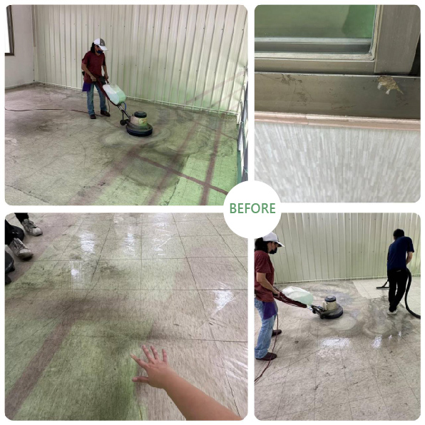 金山路廠房地板清潔-術前vs術後的第2張圖片