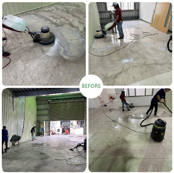 金山路廠房地板清潔-術前vs術後的第3張圖片