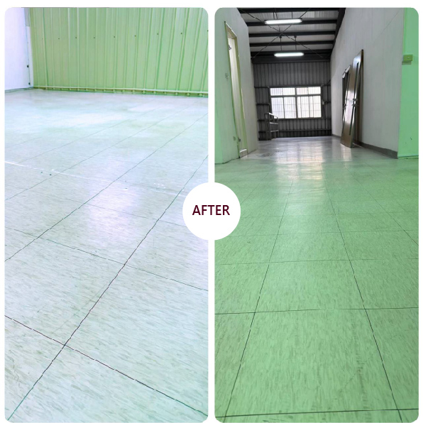 金山路廠房地板清潔-術前vs術後的第4張圖片