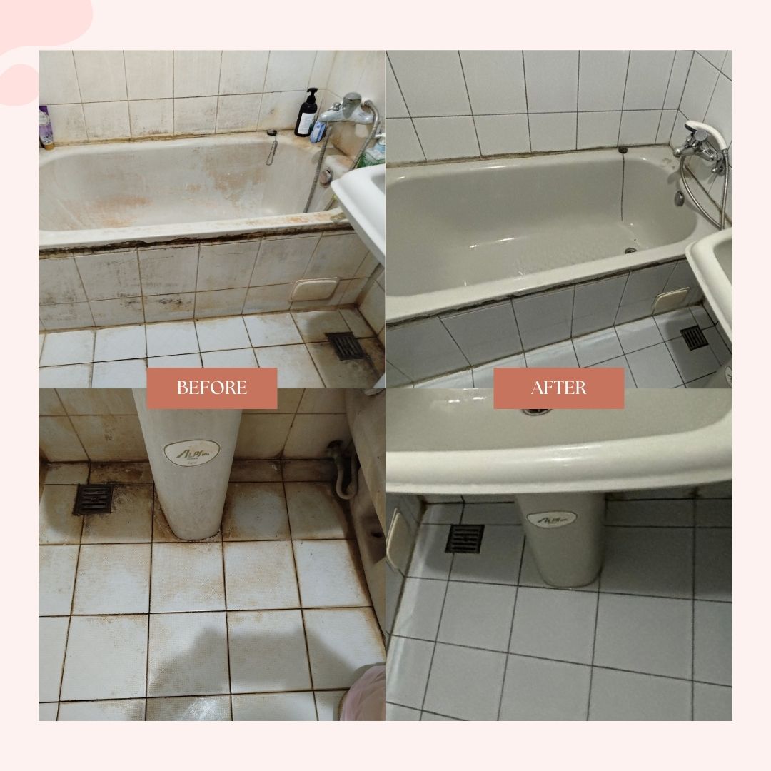 高雄鳳新路 - 浴室清潔前後的第3張圖片
